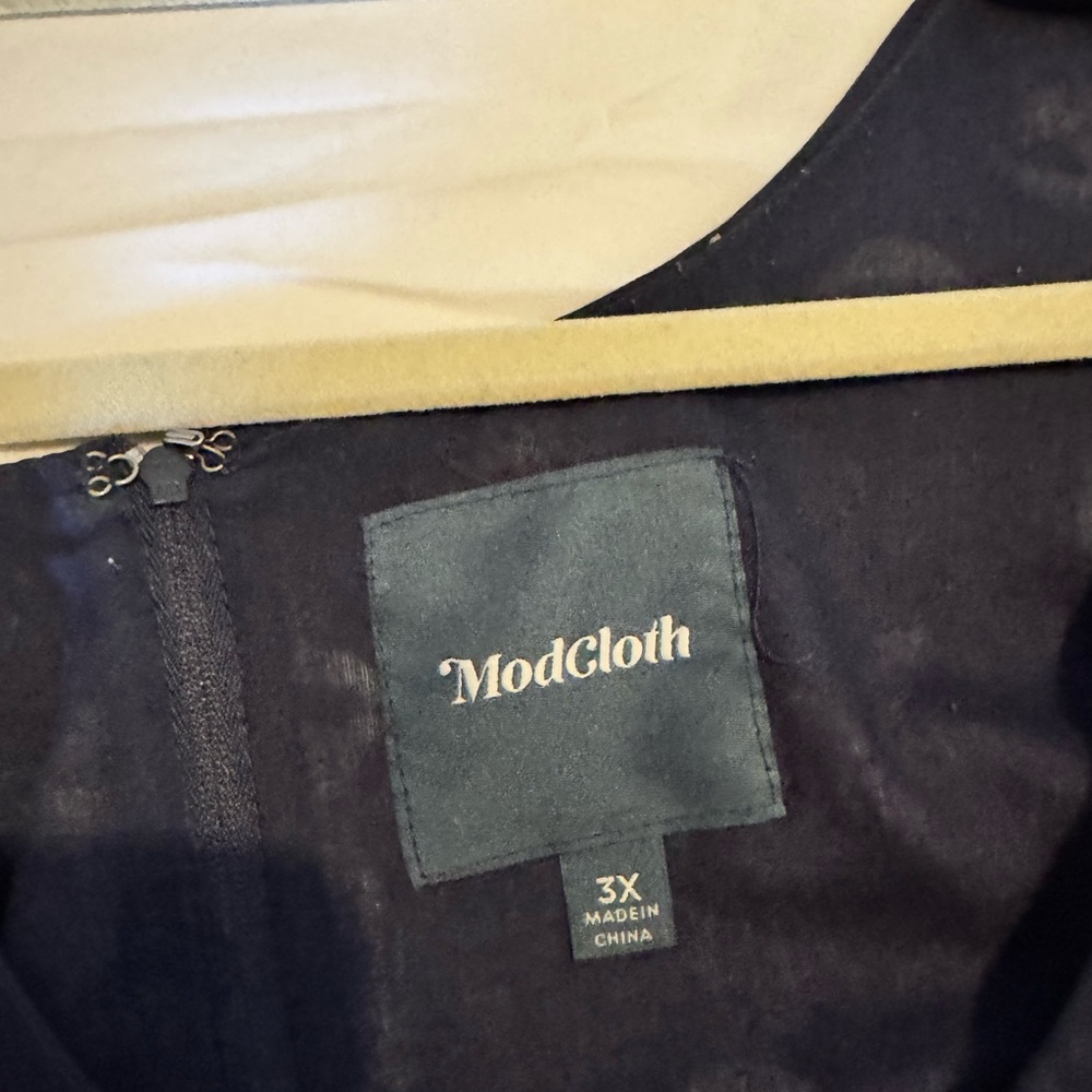 ModCloth Navy Cats in Space Dress - Picture 2 of 5